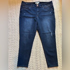 Democracy Dark Indigo Stretch Skinny Jeans